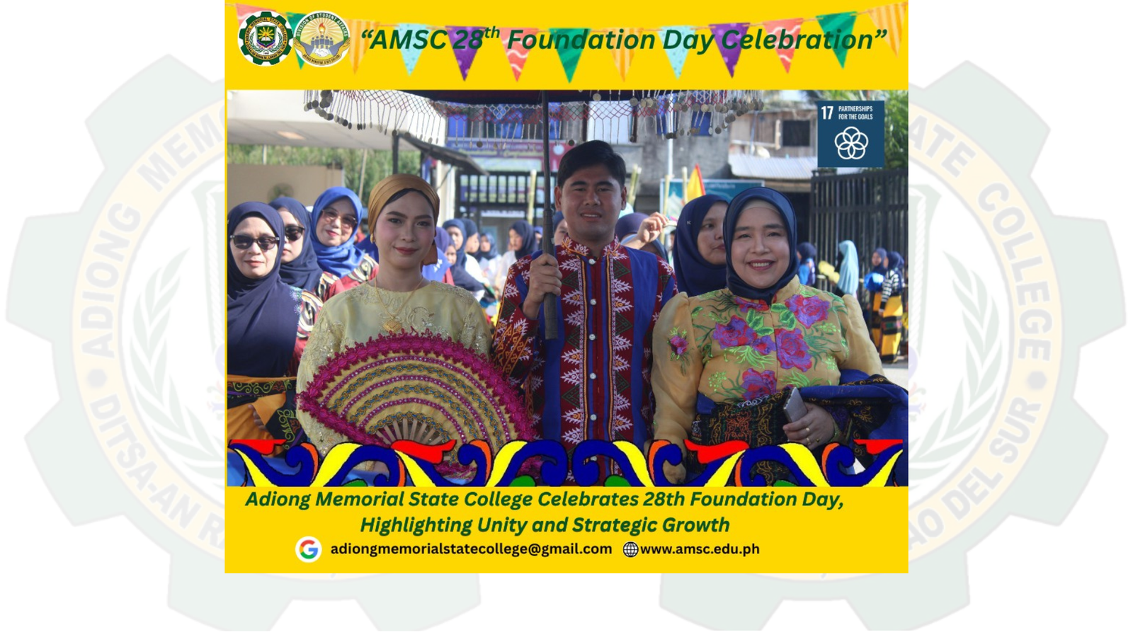 Adiong Memorial State College Celebrates 28th Foundation Day, Highlighting Unity and Strategic Growth